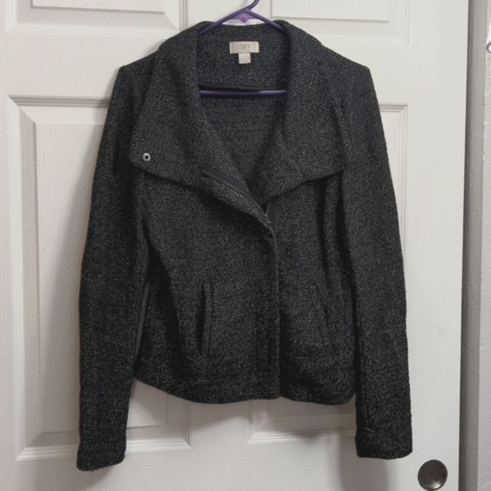 Moto Sweater Jacket